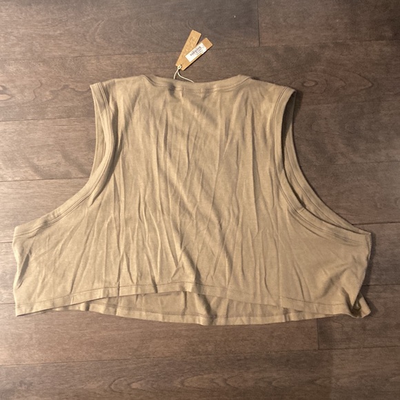 NWT SKIMS *khaki* crop tank size 2XL - Picture 4 of 10